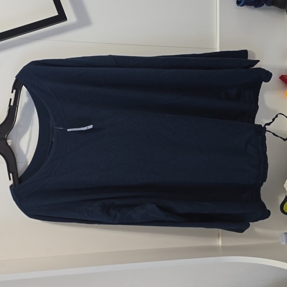 Penningtons Tops - Hyba-Long-Sleeve Crew-Neck Tee with Drawcord